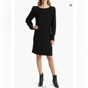NWT!! Julie Jordan - Puff Sleeve Sweater Dress - Black - Size 6